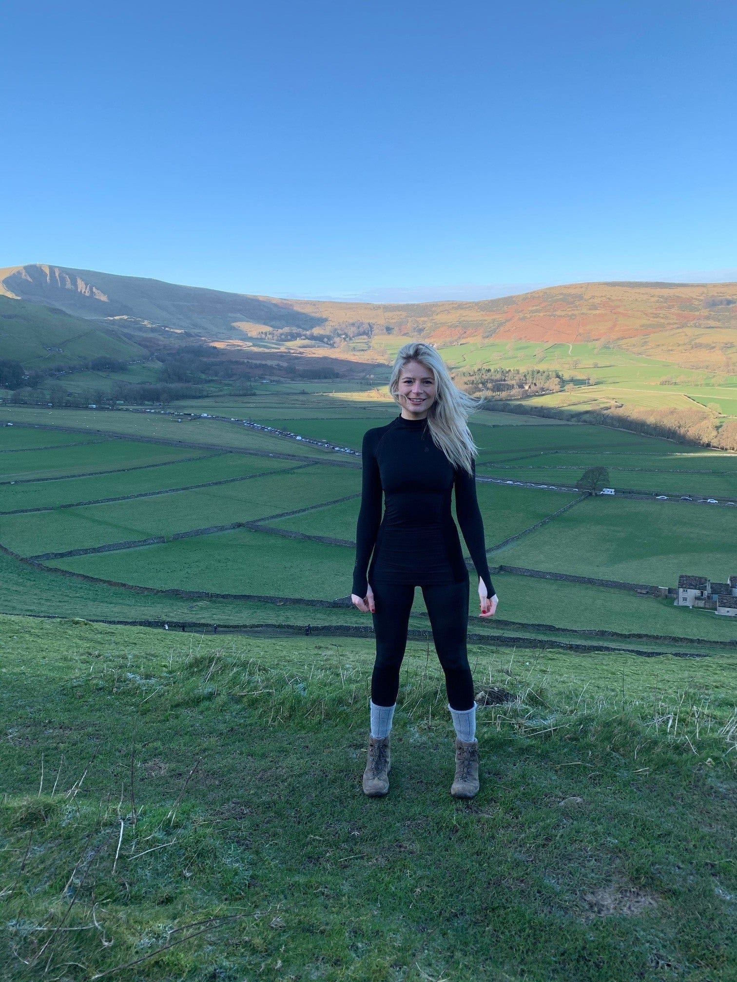 Thermal Seamless Base Layer Tights - Black - Image 9