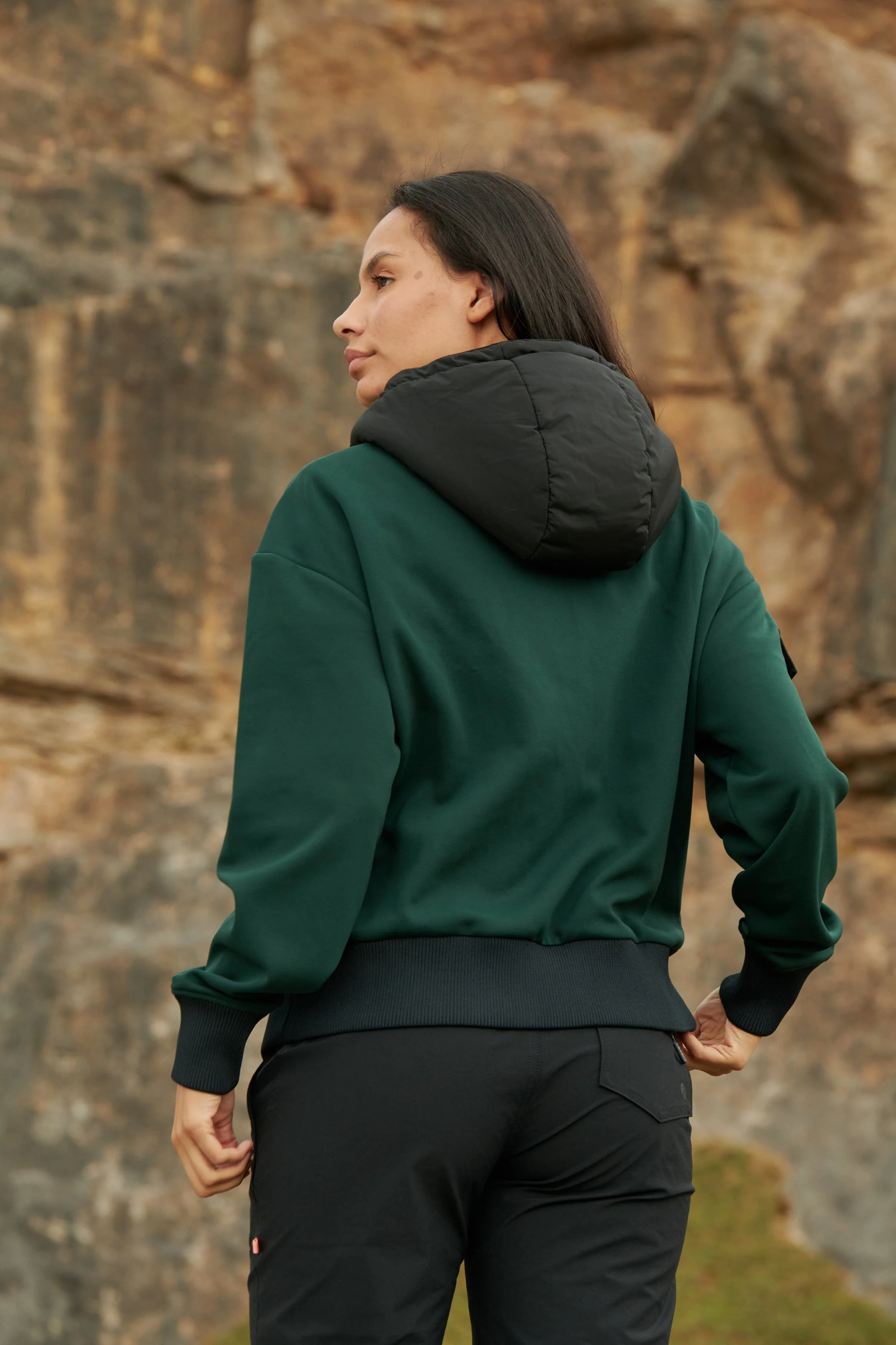 Go Explore Hoodie  - Forest Green - Image 4