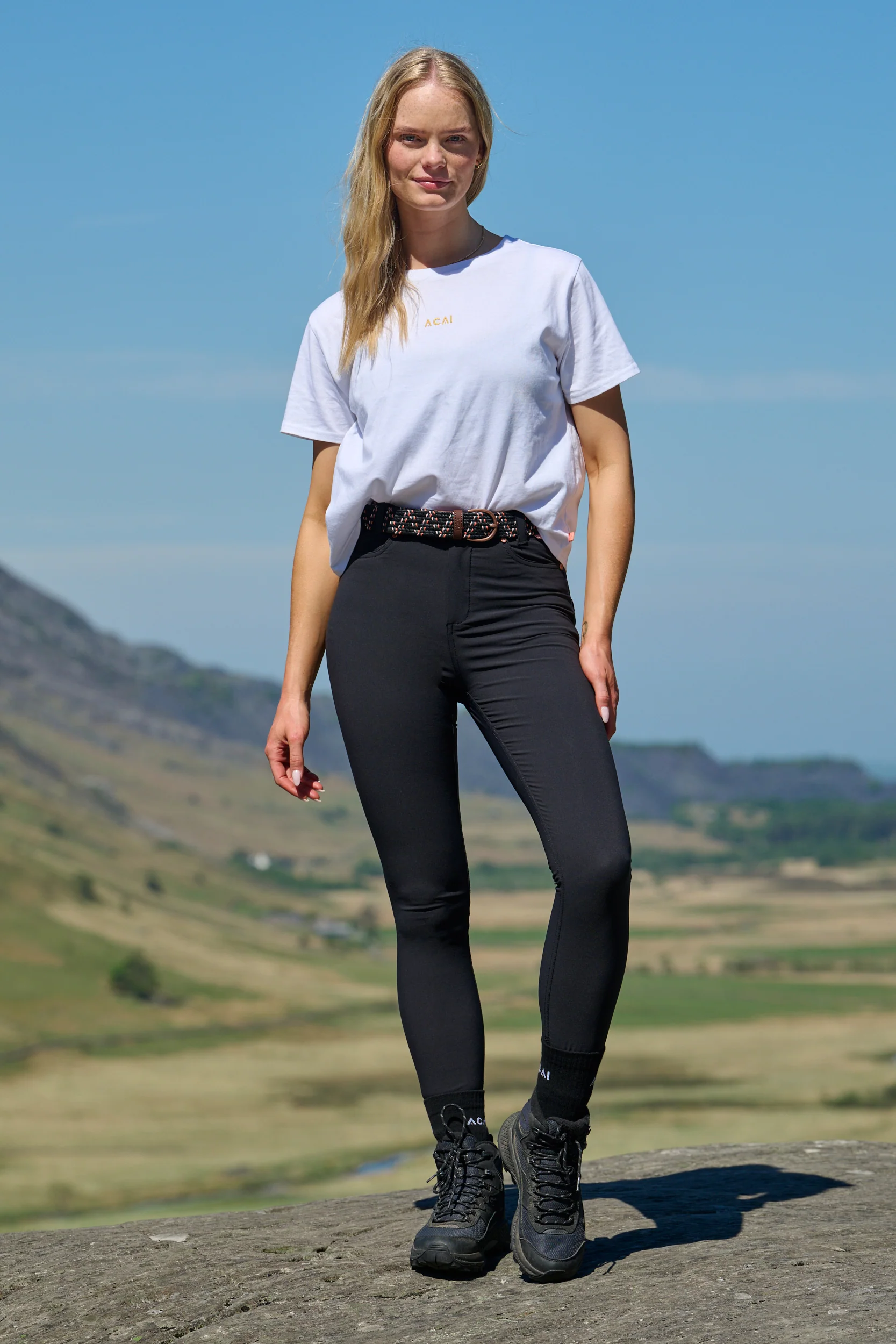 MAX Stretch Skinny Outdoor Trousers - Black - Image 7