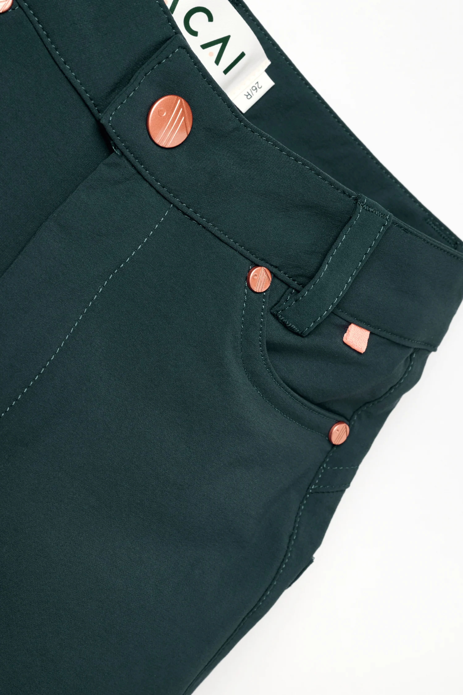 MAX Stretch Skinny Outdoor Trousers - Forest Green - Image 7