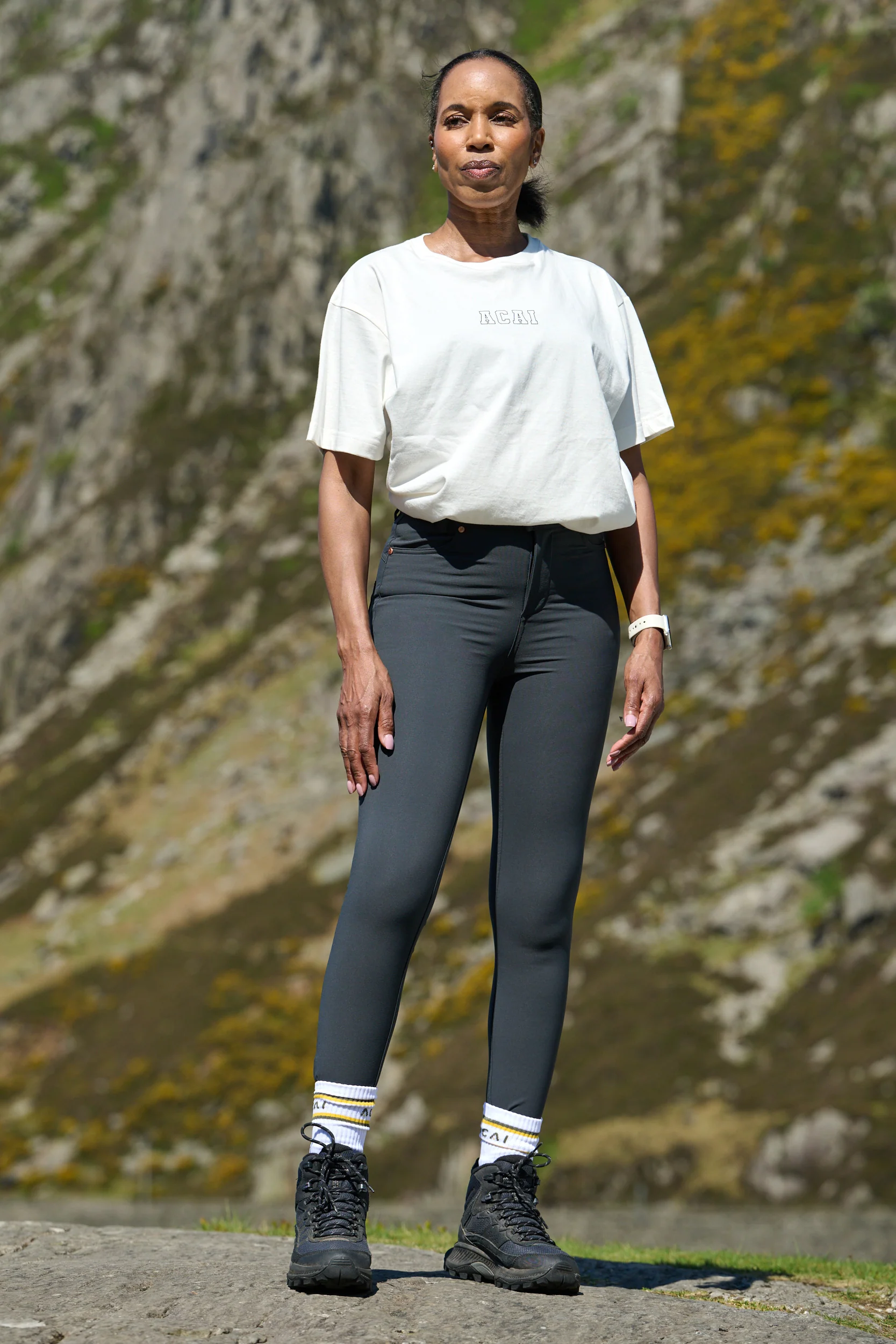 MAX Stretch Skinny Outdoor Trousers - Graphite - Image 6