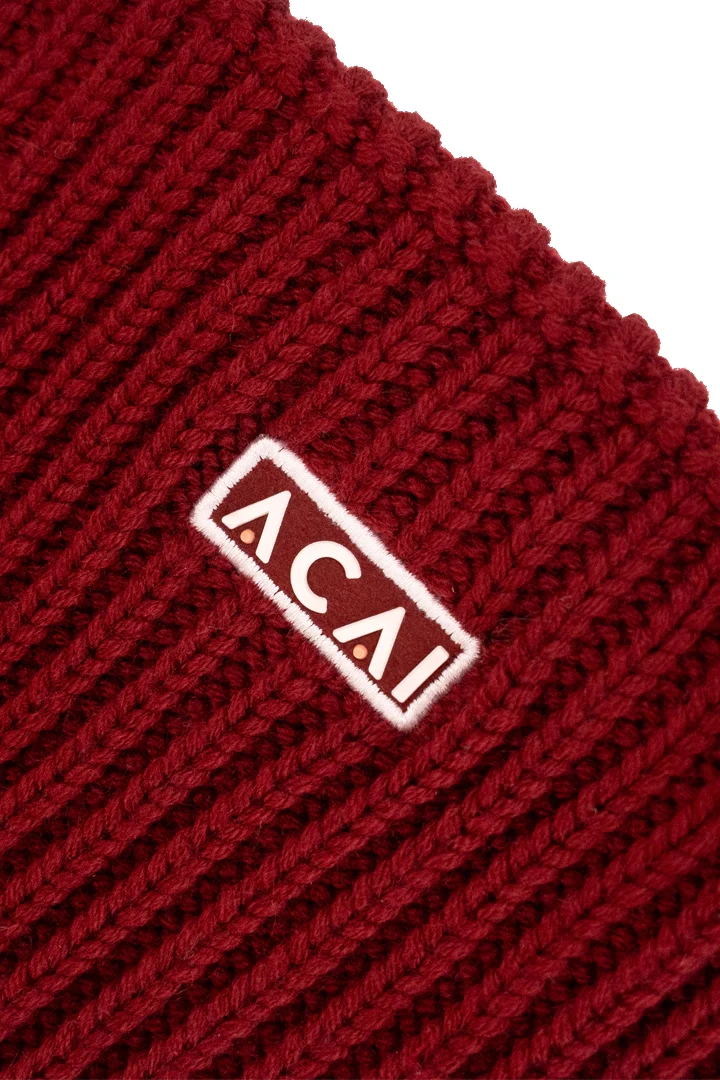 Merino Wool Snood - Cabernet - Image 3