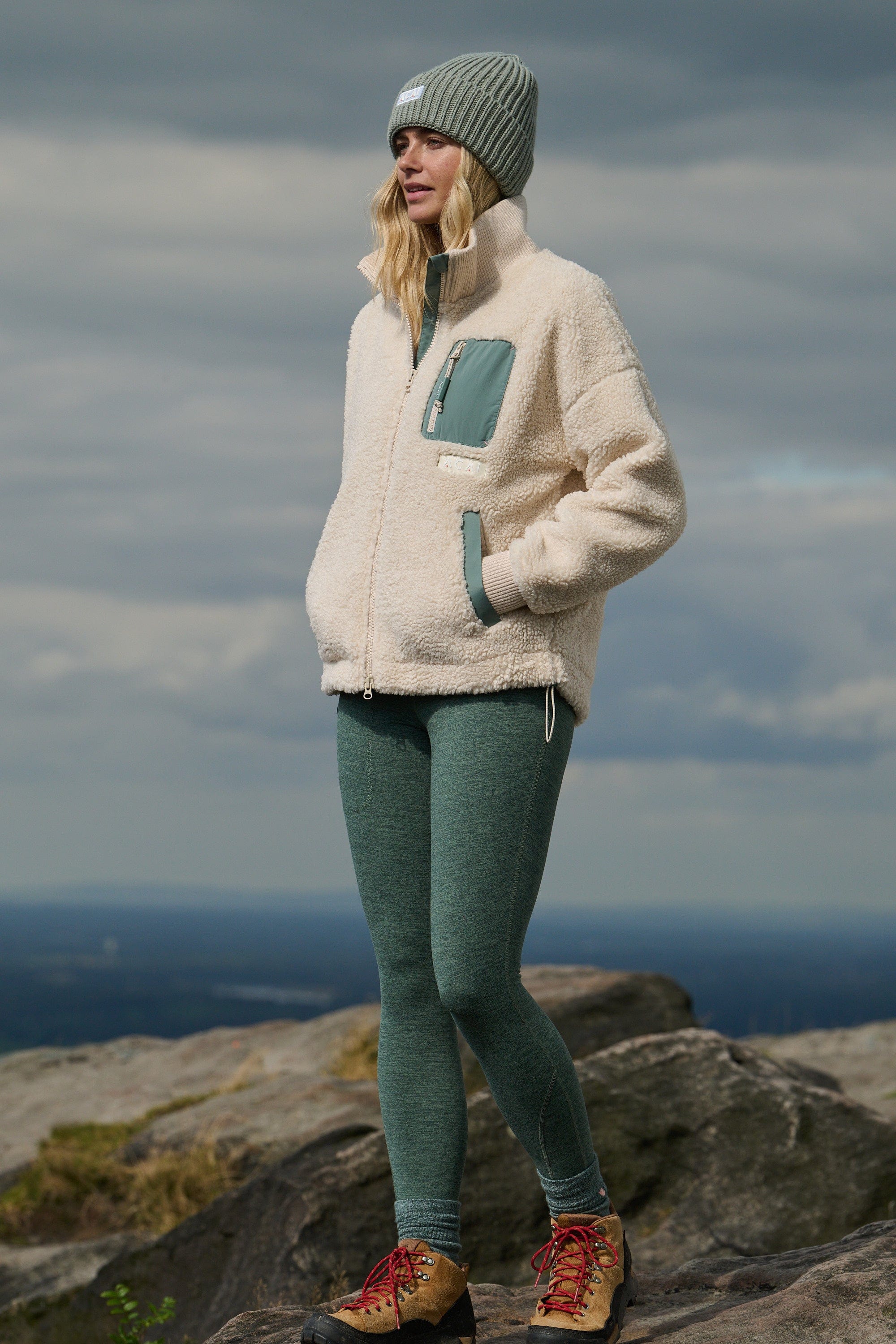 Thermal Outdoor Leggings - Full Length - Laurel - Image 4