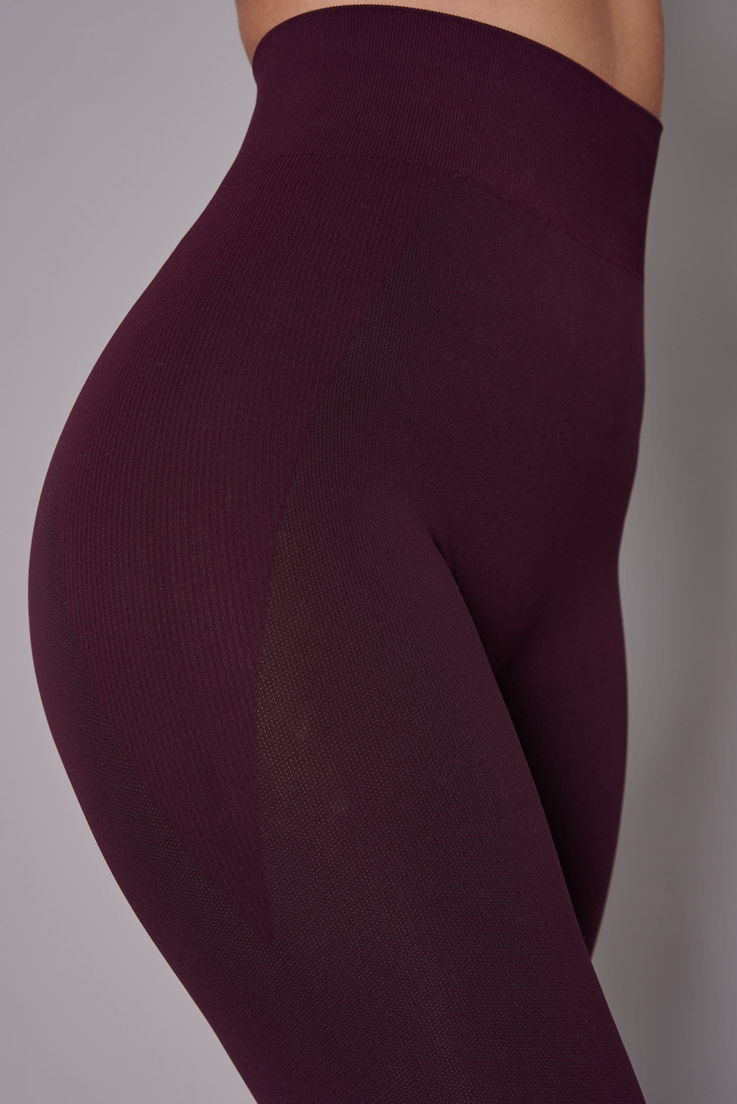 Thermal Seamless Base Layer Tights - Aubergine - Image 4