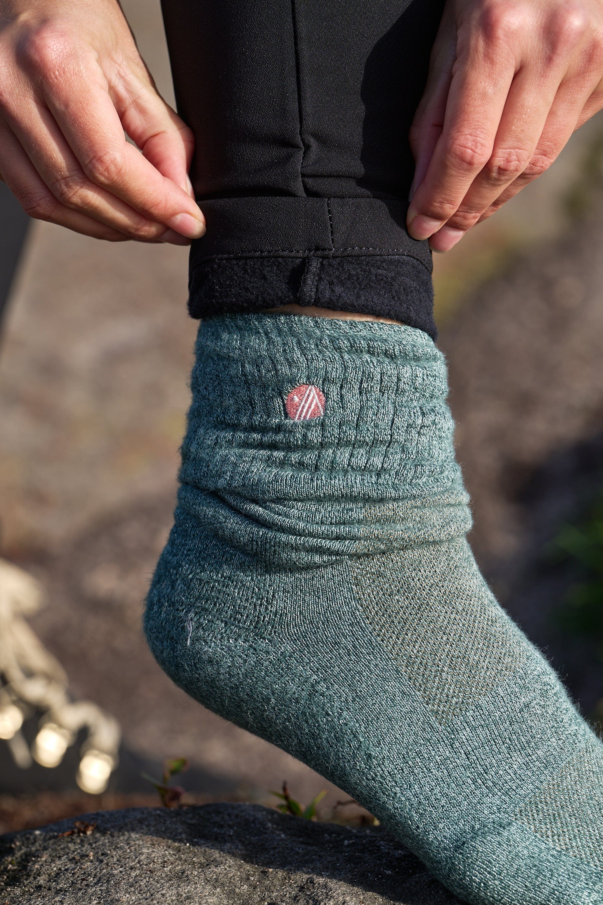 MAX Stretch Thermal Skinny Outdoor Trousers - Black - Image 7